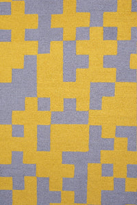 YELLOW PIXEL HAND TUFTED CARPET by Imperial Knots - Image 3