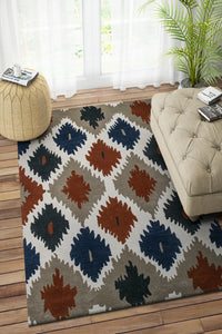 MULTICOLOR BESPOKE HAND TUFTED CARPET by Imperial Knots - Image 2