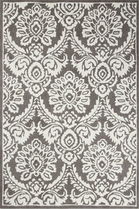 GREY AND IVORY BESPOKE HAND TUFTED CARPET by Imperial Knots - Image 1