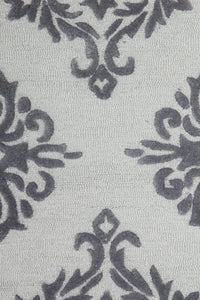 GREY BESPOKE HAND TUFTED CARPET by Imperial Knots - Image 3