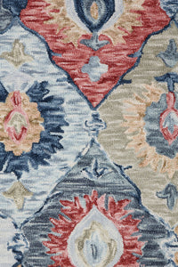 MULTICOLOR BAKHTIAR HAND TUFTED CARPET by Imperial Knots - Image 3