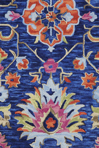 MULTICOLOR FLORAL HAND TUFTED CARPET by Imperial Knots - Image 3