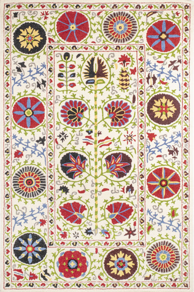 MULTICOLOR SUZANI HAND TUFTED CARPET