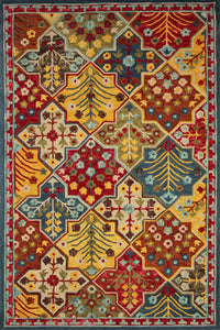 MULTICOLOR BESPOKE HAND TUFTED CARPET by Imperial Knots - Image 2