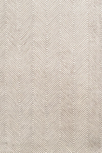 GREY CHEVRON HAND TUFTED CARPET by Imperial Knots - Image 3