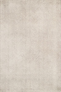 GREY CHEVRON HAND TUFTED CARPET by Imperial Knots - Image 1