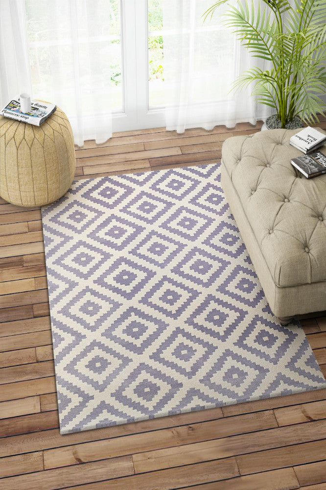 LILAC PIXEL HAND TUFTED CARPET by Imperial Knots - Image 2