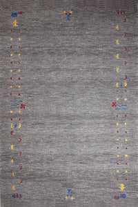 GREY GABBEH HAND TUFTED CARPET - Imperial Knots