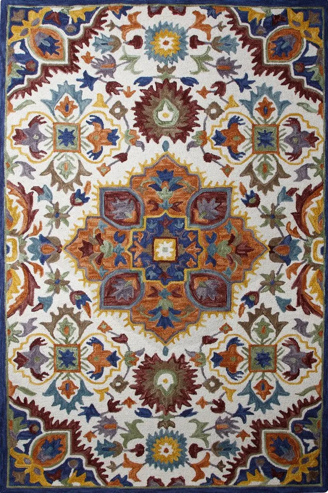MULTICOLOR SUZANI HAND TUFTED CARPET