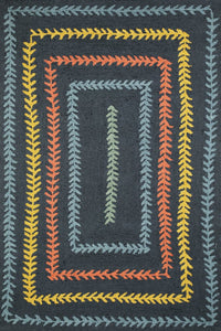 NEVY BLUE BESPOKE HAND TUFTED CARPET by Imperial Knots - Image 1