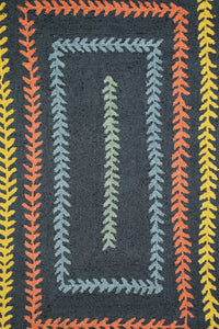NEVY BLUE BESPOKE HAND TUFTED CARPET by Imperial Knots - Image 3