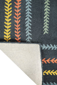 NEVY BLUE BESPOKE HAND TUFTED CARPET by Imperial Knots - Image 4