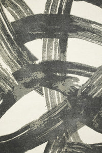 IVORY CHARCOAL GEOMETRIC HAND TUFTED CARPET by Imperial Knots - Image 3