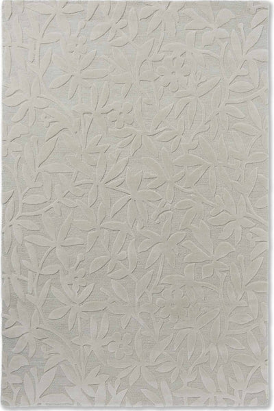 BEIGE FLORAL HAND TUFTED CARPET