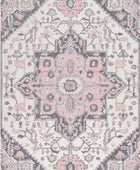 PINK AND GREY PERSIAN HAND TUFTED CARPET
