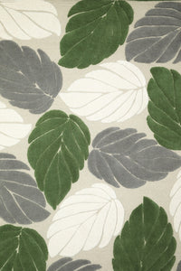 GREEN IVORY FLORAL HAND TUFTED CARPET by Imperial Knots - Image 3