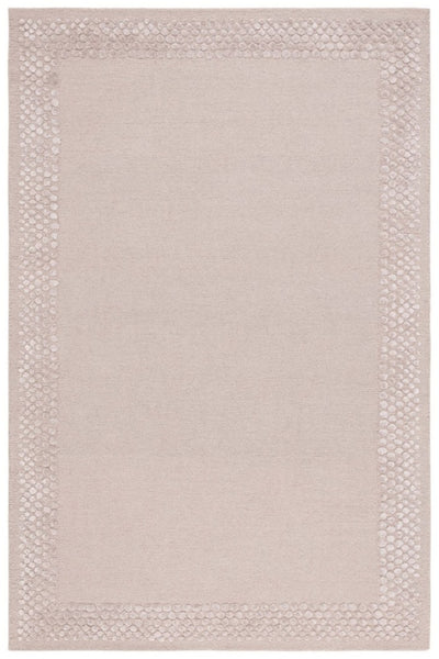 BEIGE SOLID HAND TUFTED CARPET