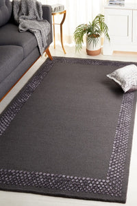 DARK GREY SOLID HAND TUFTED CARPET by Imperial Knots - Image 2