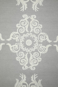 GREY WHITE TRADITIONAL HAND TUFTED CARPET by Imperial Knots - Image 3