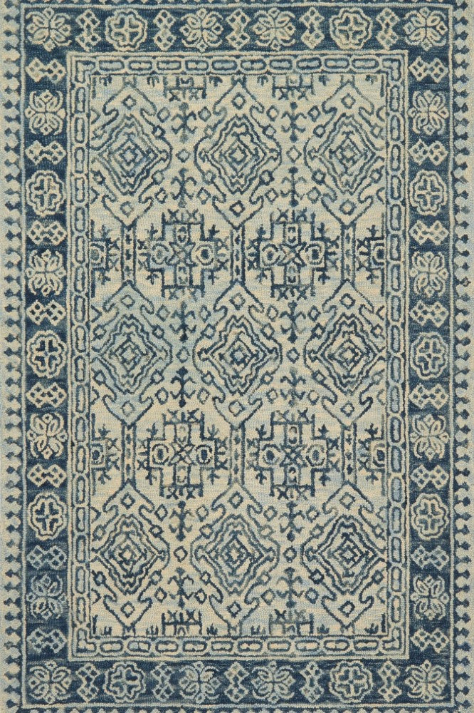 BLUE  BESPOKE HAND TUFTED CARPET