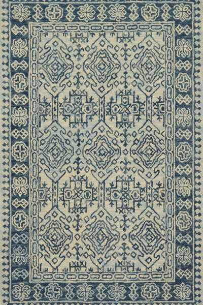BLUE  BESPOKE HAND TUFTED CARPET