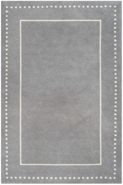 GREY SOLID HAND TUFTED RUG