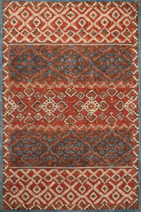 MULTICOLOR TRADITIONAL HAND TUFTED CARPET by Imperial Knots - Image 1