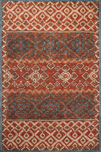 MULTICOLOR TRADITIONAL HAND TUFTED CARPET