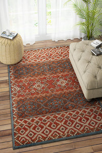 MULTICOLOR TRADITIONAL HAND TUFTED CARPET by Imperial Knots - Image 2