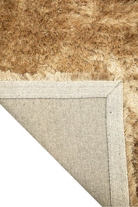 BEIGE SHAGGY HAND MADE CARPET by Imperial Knots - Image 3