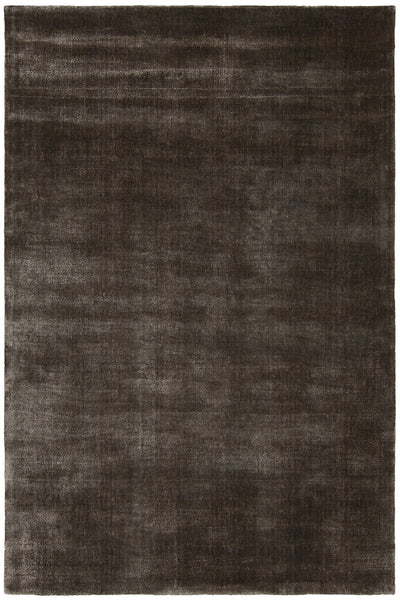 TAUPE SOLID HAND KNOTTED RUG