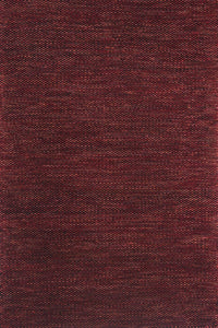 MAROON SOLID HAND WOVEN DHURRIE by Imperial Knots - Image 1