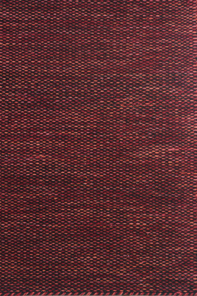 MAROON SOLID HAND WOVEN DHURRIE