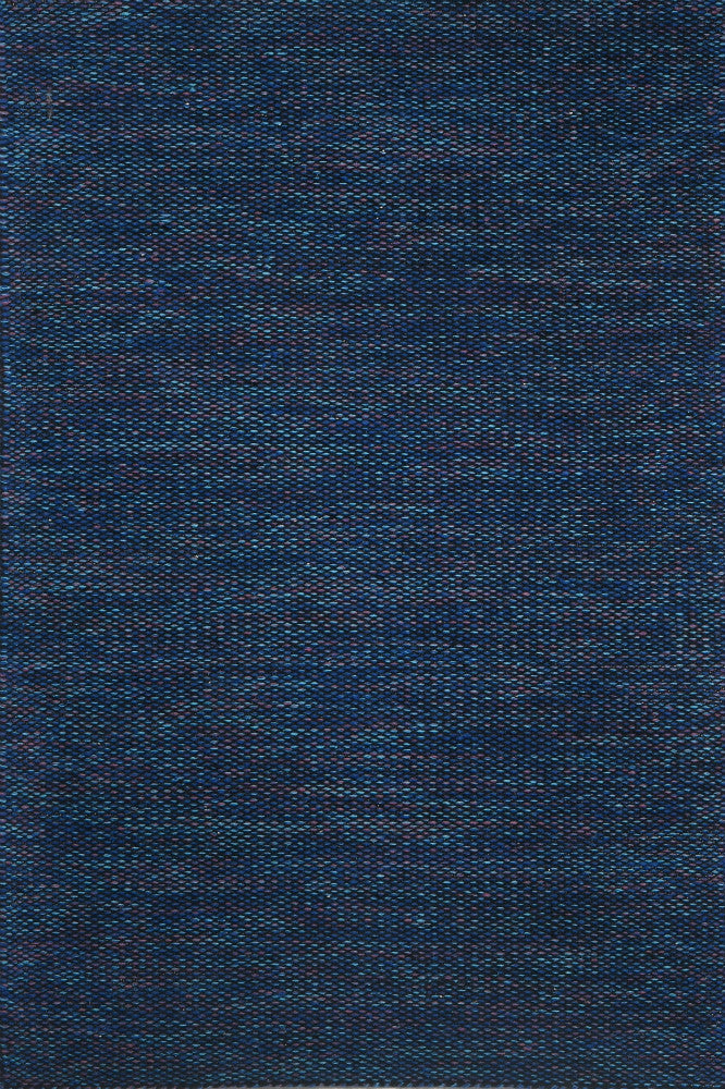 BLUE SOLID HAND WOVEN DHURRIE