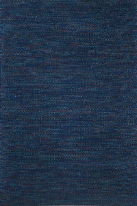 BLUE SOLID HAND WOVEN DHURRIE by Imperial Knots - Image 1