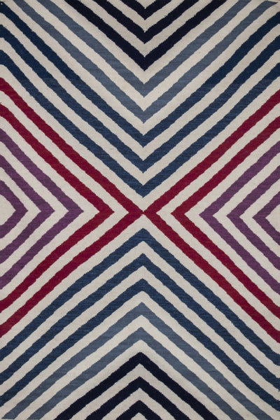 MULTICOLOR GEOMETRIC HAND WOVEN DHURRIE