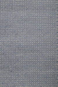 BLUE BESPOKE HAND WOVEN DHURRIE by Imperial Knots - Image 3