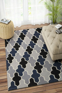 MULTICOLOR MOROCCAN HAND WOVEN DHURRIE by Imperial Knots - Image 2