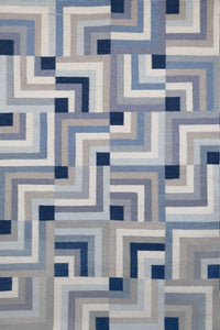 MULTICOLOR GEOMETRIC KILIM HAND WOVEN DHURRIE by Imperial Knots - Image 1