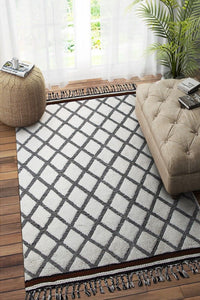 BEIGE MOROCCAN HAND KNOTTED CARPET by Imperial Knots - Image 2