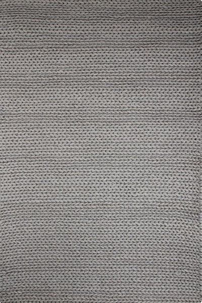 GREY LOOP HAND KNOTTED CARPET