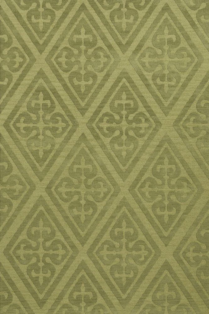 GREEN TRADITIONAL HAND KNOTTED CARPET