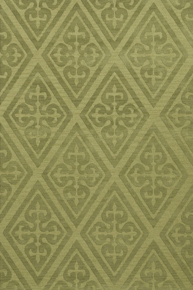 GREEN TRADITIONAL HAND KNOTTED CARPET