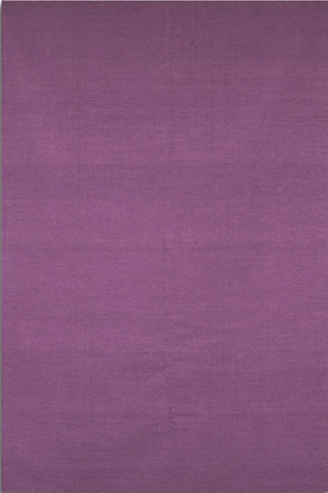 PURPLE SOLID HAND WOVEN DHURRIE