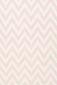 PINK IVORY CHEVRON HAND WOVEN DHURRIE by Imperial Knots - Image 2