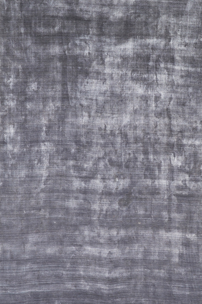 GREY SOLID HAND KNOTTED CARPET