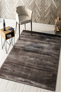 DARK GREY SOLID HAND KNOTTED CARPET by Imperial Knots - Image 2
