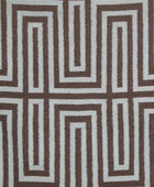 CHOCO MAZE HANDWOVEN RUG - Imperial Knots
