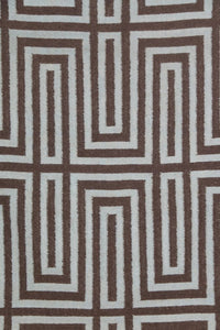 CHOCO MAZE HANDWOVEN RUG by Imperial Knots - Image 2