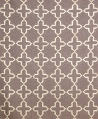 GREY TRELLIS HAND WOVEN DHURRIE - Imperial Knots